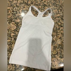 Lululemon Athletics White Tank Top